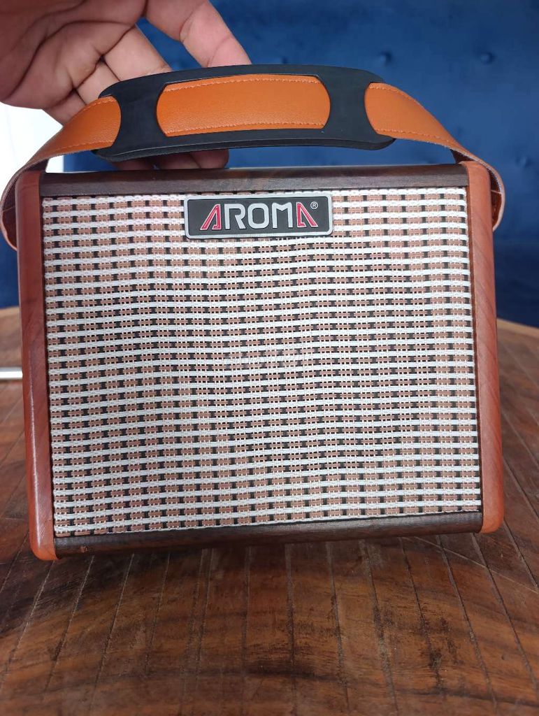 Фото 3: Усилитель для гитары Aroma AG-15A Коричневый