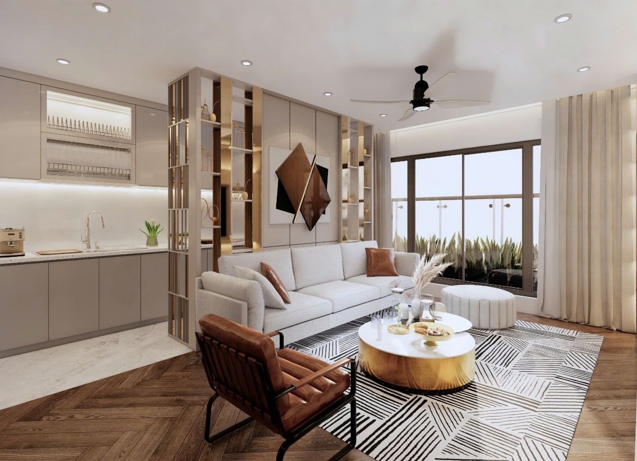 Фото 2: Сдаётся квартира в Hud CCU Phuoc Long, площадь 88 м² с балконом, 2 спа